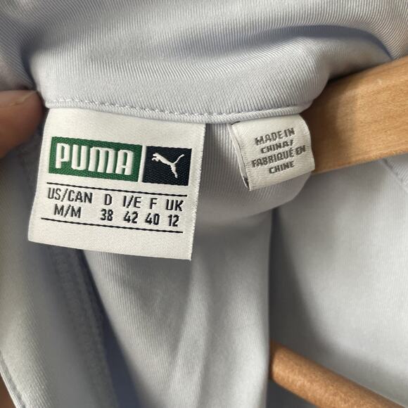 PUMA Halogen Blue T7 Dress Womens Size Medium Athletic Dress High Neck - Picture 5 of 9